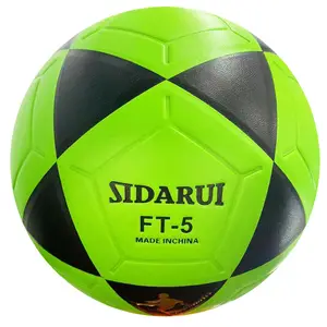 Bola de futebol/bola de futebol personalizada, preço barato pu/pvc laminado