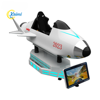 Simulador de Vuelo KAIMI 9D VR AR para Interiores, Máquina de Juegos de Aviones J-20, Equipo de Uso Público