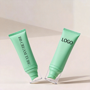 Tube de crème CC vide personnalisé 40ml 50ml 60ml, tube de crème BB, tube de fond de teint avec pompe sans air - Product Image 5