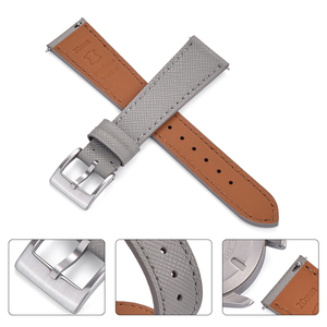 JUELONG Cinturini per Orologi in Vera Pelle Saffiano 18 19 20 21 22 23 24mm, Nuovi Cinturini Conici con Sgancio Rapido - Product Image 6