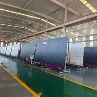 Ligne de production verticale de verre isolant, système de contrôle CNC avec moteur PLC et pompe, haute productivité, machine de traitement du double verre