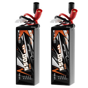 사용자 정의 5500mah 2s7.4v 3s11.1v 4s14.8v 6s22.2v lipo 배터리 충전식 리튬 이온 배터리 셀 팩 무인 항공기 - Product Image 6