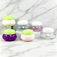 Conteneur cosmétique en plastique mat personnalisé avec logo couleur, emballage de crème, pots uniques brillants pour gommage au sucre et beurre corporel