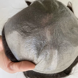 LONGFOR Men's Knots PU Skin Base Toupee Remplacement de cheveux indétectable Aspect naturel Respirant Confort pour <span class=keywords><strong>les</strong></span> cheveux clairsemés Quotidiennement - Product Image 4