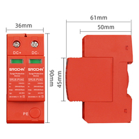 2P 150V DC Surge Protector DC T2 20KA à 40KA SPD Surge Lightning Protection Device