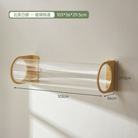 COJITO Lit pour chat en bois de luxe, Nid mural, Meuble interactif et respirant pour animaux de compagnie, Capsules murales durables, Nouveau