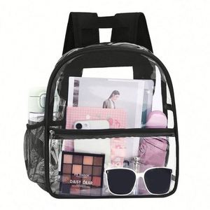Custom Stylish Women <b>Clear</b> Transparent Pvc <b>Backpack</b> Girl Colorful Transparent Jelly <b>Backpack</b> for Kids - Product Image 1