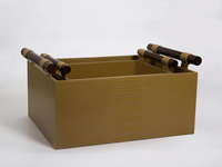 Cesta de almacenamiento de Y-92, organizador de archivos de oficina, decoración, soporte de almacenamiento, cesta de cuero, cesta colgante con mango