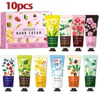 Meilleur coffret cadeau de Noël Crème pour les mains parfum avocat fraise camomille Lotion corporelle blanchissante Ensemble de soins de la peau