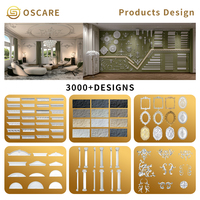 Moulures d'angle sculptées en polyuréthane blanc Oscare pour hôtels européens, corniches en mousse expansée, moulures de plafond suspendu, résistantes à l'humidité