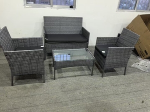 Mây ghế và bảng thiết lập của 3 & 4 khung kim loại đệm bền - Product Image 3