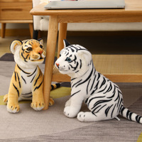 Peluche Tigre Super Douce Personnalisée OEM Kinqee pour Garçons 100% Polyester Cadeau de Noël