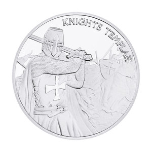 Monedas Conmemorativas de los <span class=keywords><strong>Caballeros</strong></span> Templarios, Orden Teutónica, Chapadas en Oro y Plata, Monedas Metálicas Conmemorativas de las Cruzadas, Decoración para el Hogar - Product Image 6