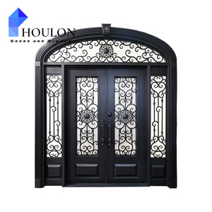Puerta de Hierro Forjado Estándar para Misiones Diplomáticas, Puerta de Embajada que Cumple con el Protocolo - Product Image 3
