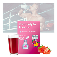 Poudre d'électrolyte de marque privée OEM fraise limonade saveur bâtonnets d'hydratation poudre de supplément d'électrolyte