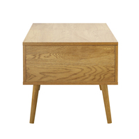 Meubles de salon en bois durables directs d'usine Table basse moderne portable extensible en chêne