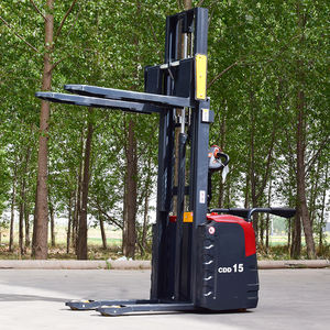 אס מוסמך <span class=keywords><strong>1.5</strong></span> טון כבד-טון הליכה מלגזה חשמלי עם גובה הרמה של 5 מטר, משאית stacker - Product Image 6