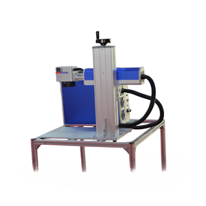 เครื่องไฟเบอร์เลเซอร์แกะสลักบนทองเงินอลูมิเนียมคูเปอร์สแตนเลสพลาสติกแข็งหินพีวีซีขนาดเล็ก 20 วัตต์แบบพกพา - Product Image 3