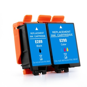 Cartucho de Tinta Compatible Supercolor E289 E290 E-289 E-290 con Tinta de Colorante para Impresora Epson WorkForce WF-100 - Product Image 1