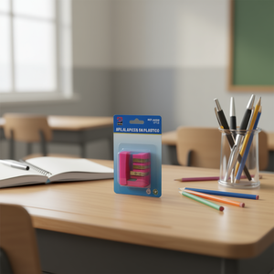 MNJ Plastic Pencil Sharpener Ref 04550 Pack Of 12PCS - Product Image 3