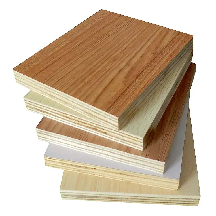 1220mmx2440mm High Grade Melamine Faced or Laminated Plywood for Furniture and Cabinet