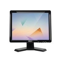 Monitor LCD TFT de Matriz Activa Cuadrada de 17 Pulgadas 4:3, Panel AU, VGA, HDMI, BNC, AV, USB, Pantalla Industrial Táctil Capacitiva Opcional