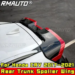 Kit carrosserie CRV, aileron arrière en fibre de carbone rouge style sport, aileron arrière pour Honda CRV 2017-2021, accessoires de voiture - Product Image 1