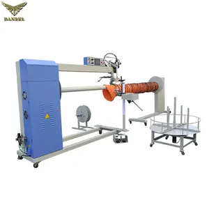 High Speed Hot Air Spiral Tape Welding Machine Reinforced Flexible PVC Ventilation Ducting Making Machine