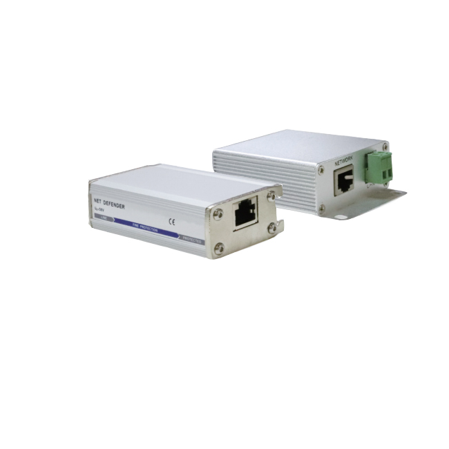 White Rj45 Network SPD Surge Protection Device Anti Surge 275V