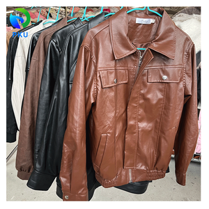 fashionable Adult mixed <strong>Leather</strong> <strong>jacket</strong> <strong>second</strong> <strong>hand</strong> clothes wholesale Adult <strong>jacket</strong> wholesale used clothes men's <strong>leather</strong> <strong>jackets</strong> - Product Image 1