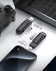 Unidad Flash USB 3.0 de 32GB 64GB 128GB, Velocidad de hasta <span class=keywords><strong>150MB</strong></span>/<span class=keywords><strong>s</strong></span>, Mini Memoria USB Metálica con Llavero - Product Image 1