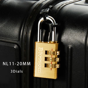 <span class=keywords><strong>Cadenas</strong></span> <span class=keywords><strong>à</strong></span> combinaison <span class=keywords><strong>solide</strong></span> NL11 20MM <span class=keywords><strong>à</strong></span> 3 chiffres personnalisable, mini <span class=keywords><strong>cadenas</strong></span> <span class=keywords><strong>à</strong></span> <span class=keywords><strong>code</strong></span> en cuivre pour bagages, <span class=keywords><strong>cadenas</strong></span> de voyage <span class=keywords><strong>à</strong></span> 3 chiffres - Product Image 2