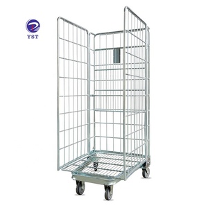 輸送保管Aフレームワイヤー500kg折りたたみ式ローリングメタルカートホイール付き - Product Image 1