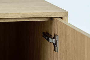 <strong>Wall</strong> Hanging <strong>TV</strong> Cabinet with Floating Design and Hidden Handles Modern Living Room Storage Unit in Matte Gray Finish - Product Image 5