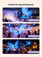Drone Papillon Bionique Volant à Télécommande Dynamique pour Mariage, Kit de Performance Réutilisable pour Événements, Effets Spéciaux (Fx)