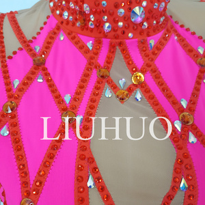 LIUHUO Robe <span class=keywords><strong>de</strong></span> patinage artistique Belle fille Costumes <span class=keywords><strong>de</strong></span> patinage artistique Costumes <span class=keywords><strong>de</strong></span> <span class=keywords><strong>compétition</strong></span> <span class=keywords><strong>de</strong></span> patinage artistique Robe <span class=keywords><strong>de</strong></span> patinage sur glace - Product Image 5
