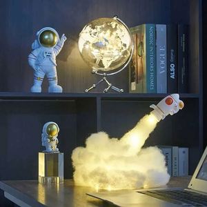 DIY <b>Space</b> Astronaut Rocket <b>Light</b> Creativity Cloud Cluster Sky Desktop Atmosphere Night <b>Light</b> for Creative Crafts Kids Gift - Product Image 5