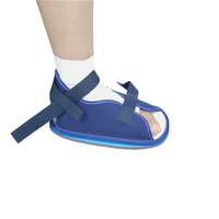 Botte de marche de chaussure de gypse fixe chirurgicale Botte moulée en plâtre à bout ouvert médical