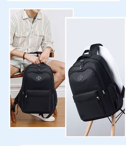 Customized Unisex Softback All-Style Waterproof Polyester <b>Laptop</b> School <b>Backpack</b> Physiological Curve Back Interior Zipper Pocket - Product Image 2