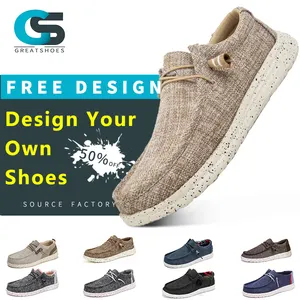 Greatshoes 새로운 슬립 온 캔버스 신발 걷기, 캐주얼 신발 Caballeros Zuela De Goma, 남성 로퍼 정장 신발