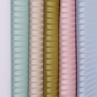 Tissus en satin de soie de polyester, satin de charmeuse, satin de mariage, satin droit, à rayures, extensible, pour robe de soirée