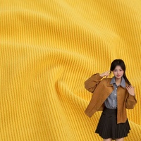Kettengewirkter 16-Wale Cordstoff 195G für Damenmäntel Herbst Winter Vertikaler Streifen 100% Polyester Abriebfest Jacquard