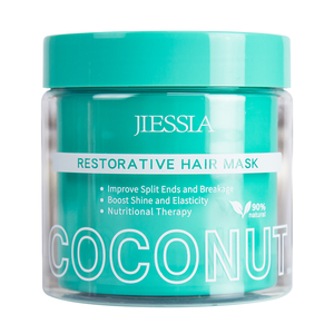 Masque capillaire professionnel hydratant pour salon de coiffure de marque privée pour le cuir chevelu Masque capillaire anti-chute à l'huile de collagène et de noix de coco - Product Image 1