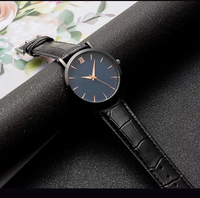 Bracelets de Montre à Quartz Classiques en Cuir Véritable 16mm 19mm 20mm 22mm pour Montres Universelles