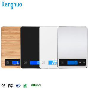 베스트셀러 쉬운 청결한 유리제 전자 음식 무게 식단 5kg 디지털 방식으로 부엌 가늠자 - Product Image 1
