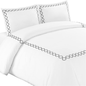 Vente en gros <span class=keywords><strong>de</strong></span> housses <span class=keywords><strong>de</strong></span> <span class=keywords><strong>couette</strong></span> d'hôtel en satin <span class=keywords><strong>de</strong></span> luxe 400T brodées avec <span class=keywords><strong>housse</strong></span> <span class=keywords><strong>de</strong></span> coussin - Product Image 3