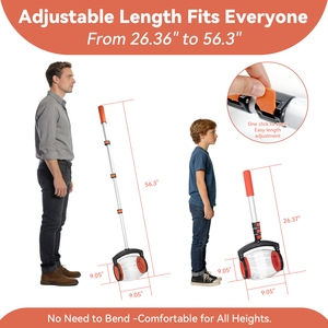 เครื่องเก็บเมล็ดโอ๊กและถั่วอเนกประสงค์ แบบดรัมกลิ้งพร้อมลวดเหล็ก HD สำหรับเมล็ดวอลนัท พีแคน ฮิคโครี่ และเกาลัด ขนาด 0.75-1.5 นิ้ว - Product Image 2