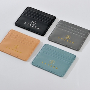 Nuevo Porta Tarjetas de Crédito de Cuero PU de Lujo con Logotipo Personalizado en Relieve, Porta Tarjetas de Identificación, Porta Tarjetas de Visita - Product Image 3
