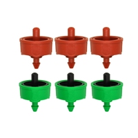 Druppelbevloeiingssysteem voor fruitteelt met drukcompensatie, vaste doorstroming