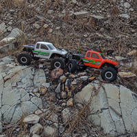 RGT EX86180PRO Tracer 4-Wheel Steering Portal Axle Crawler 1/10 Camion RC Tout-Terrain Professionnel RTR Métal Résine 4 Canaux Expert